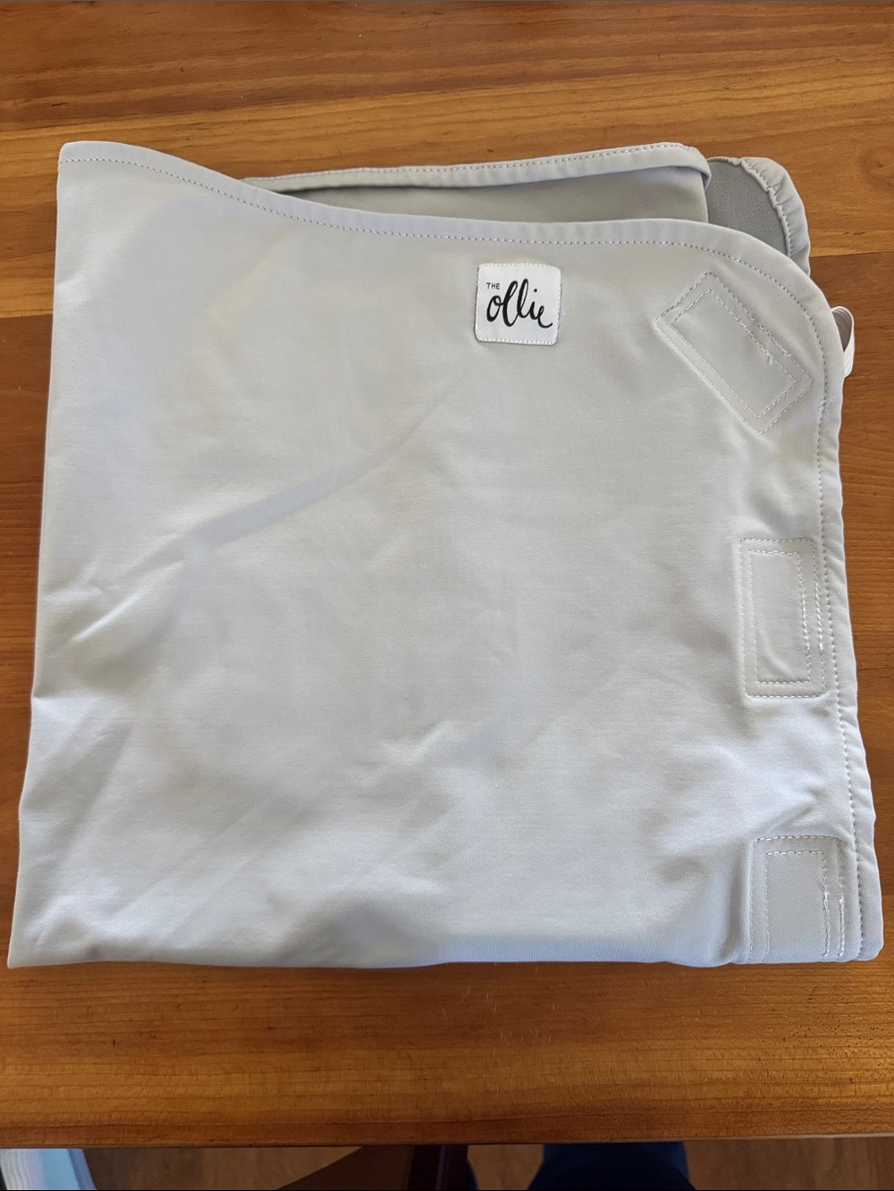 The Ollie Kids Accessory - Light Gray Baby Swaddle Blanket